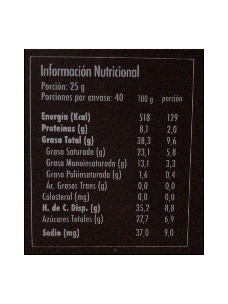 Chocolate Neucober Bitter 72% Cacao 1 kg 3