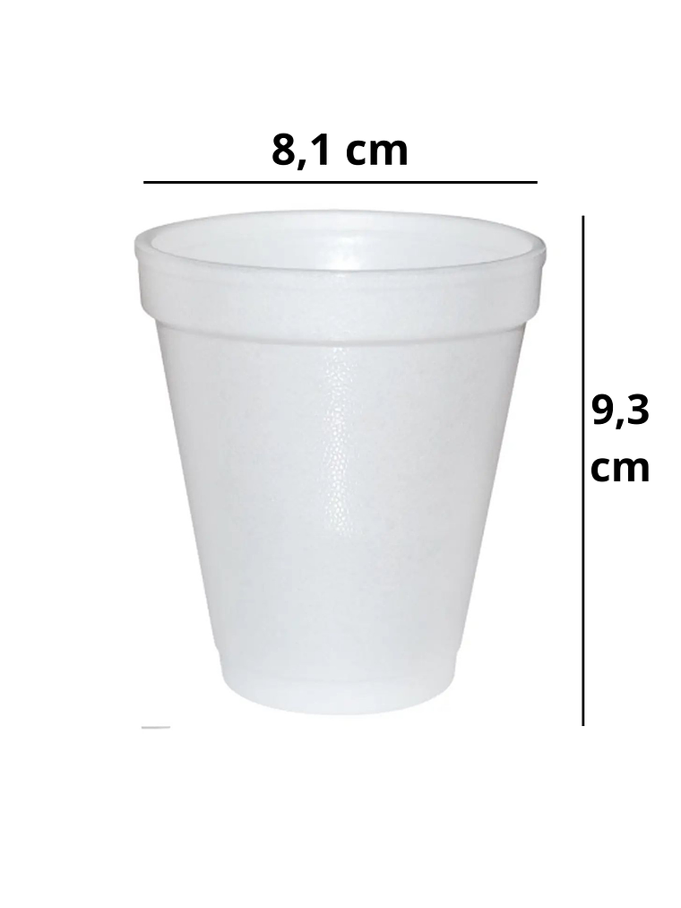 Vaso Térmico Eps 8oz X 20 Unidades 1