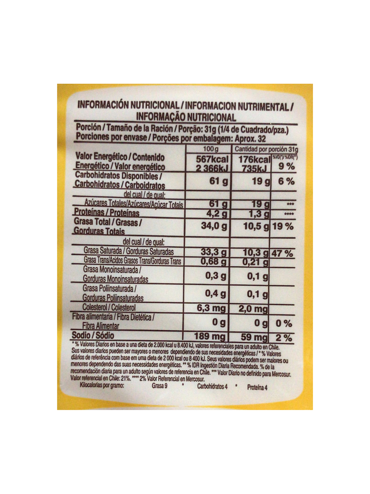 Cobertura De Chocolate Costa Barra Blanco 1 Kg 3