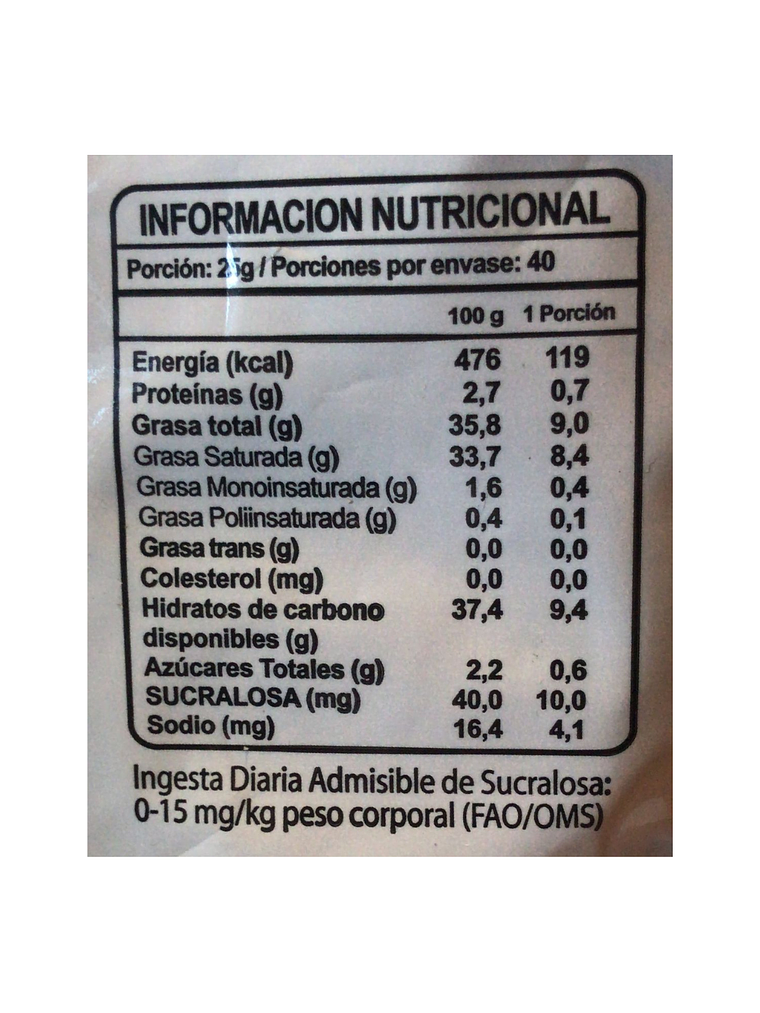 Cobertura De Chocolate Neucober 407 Sin Azucar Sin Gluten 1 kg 4