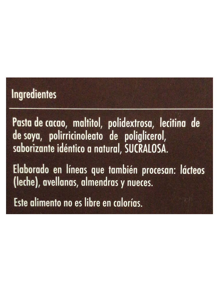 Chocolate Neucober Bitter 85% Cacao Sin Azúcar Sin Gluten 1 kg 3