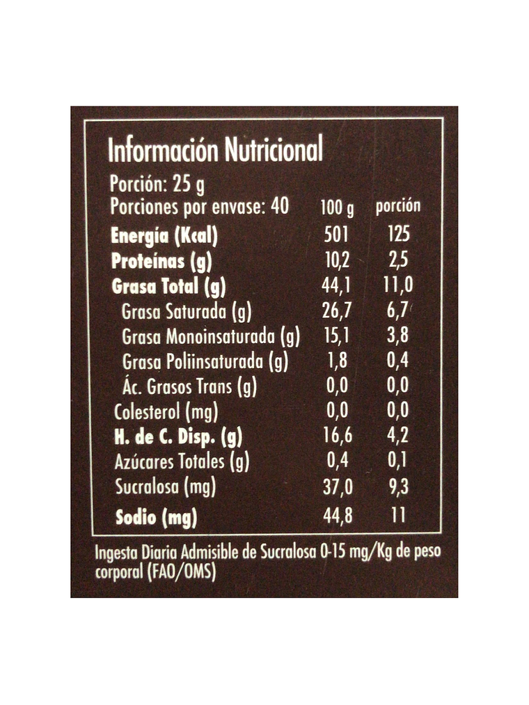 Chocolate Neucober Bitter 85% Cacao Sin Azúcar Sin Gluten 1 kg 4