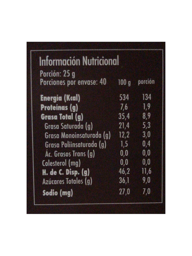 Chocolate Neucober Semi Bitter 63% Cacao 3
