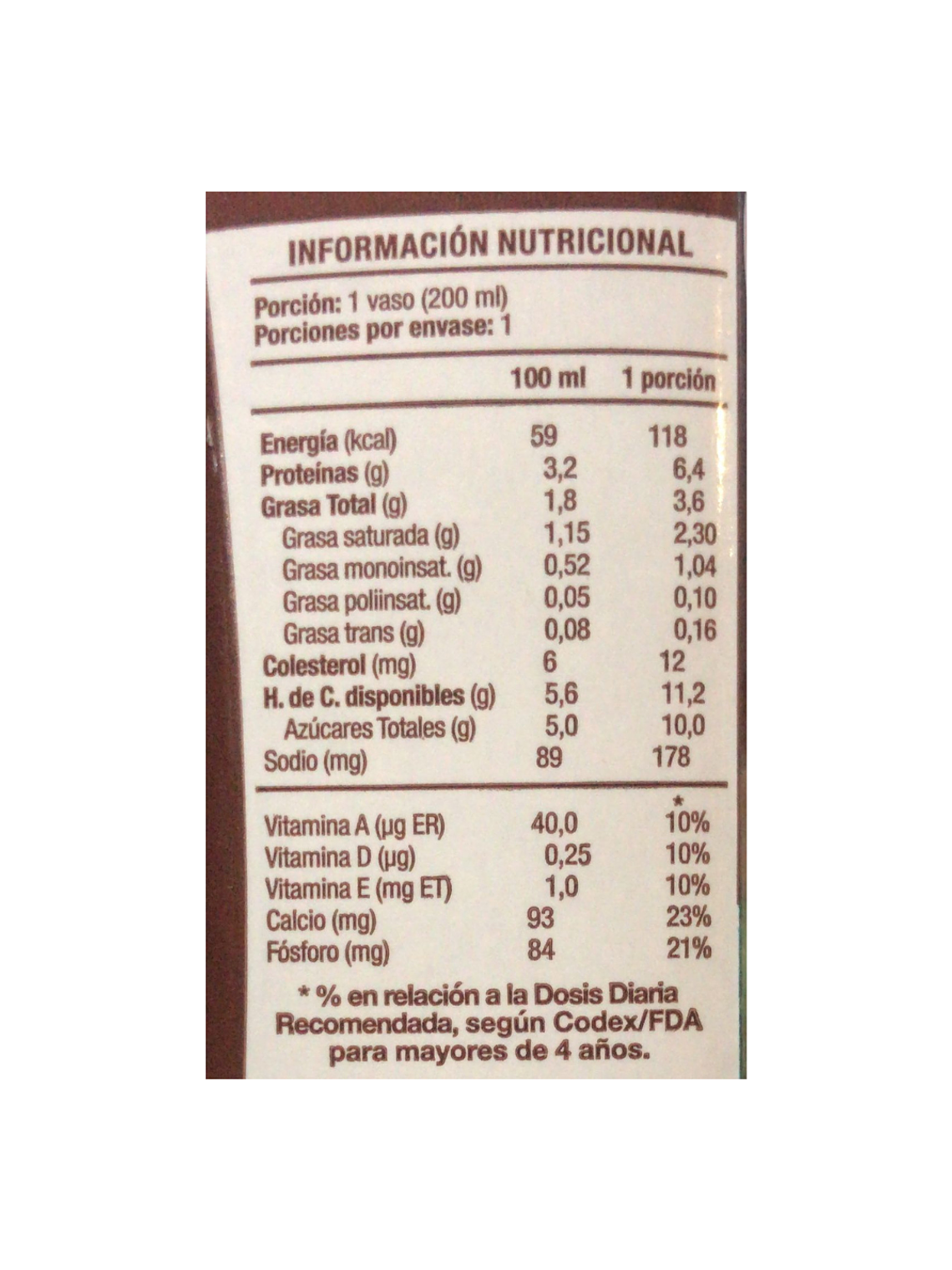 6 Leches Colun Original Chocolate 200 Ml 3