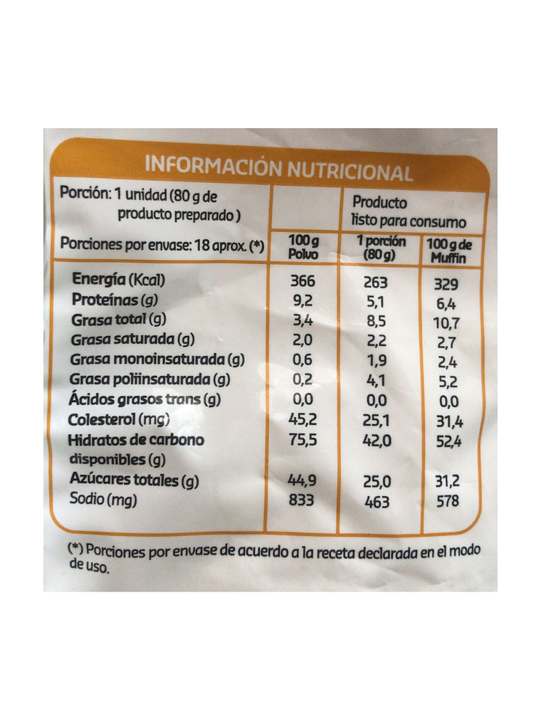 Mezcla Para Muffin Fácil Puratos 1 Kg 3