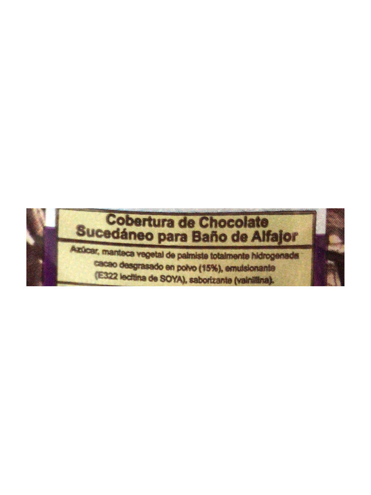 Cobertura De Chocolate Caravella Alfajor Semi Amargo 1kg 3