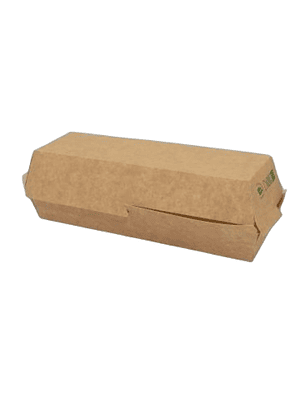 Portacomidas Hot Dog De Cartón 20,8x6,5x7,0 Cm 50 Unidades