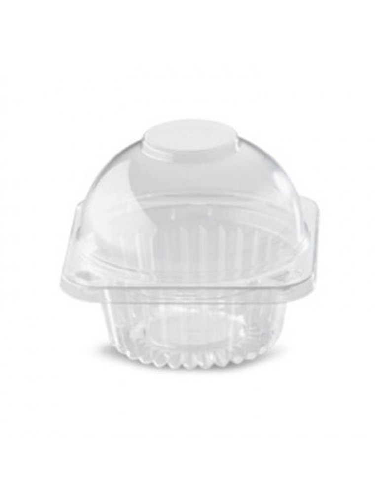 Envase Plástico Cupcake Individual 6 X 7,9 Cm 50 Unidades 1