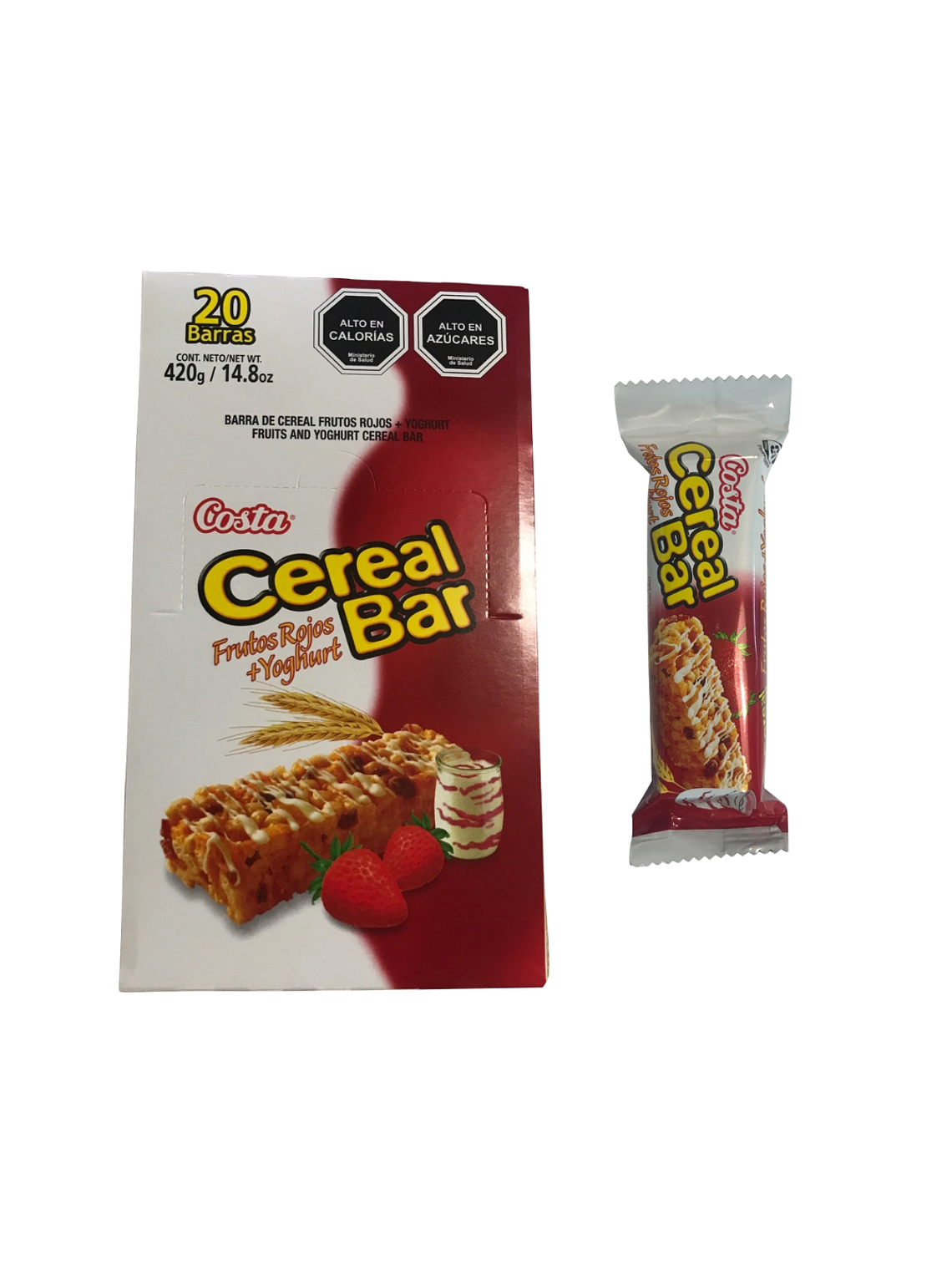 Barra De Cereal Costa - Cereal Bar Display 20 unidades  1