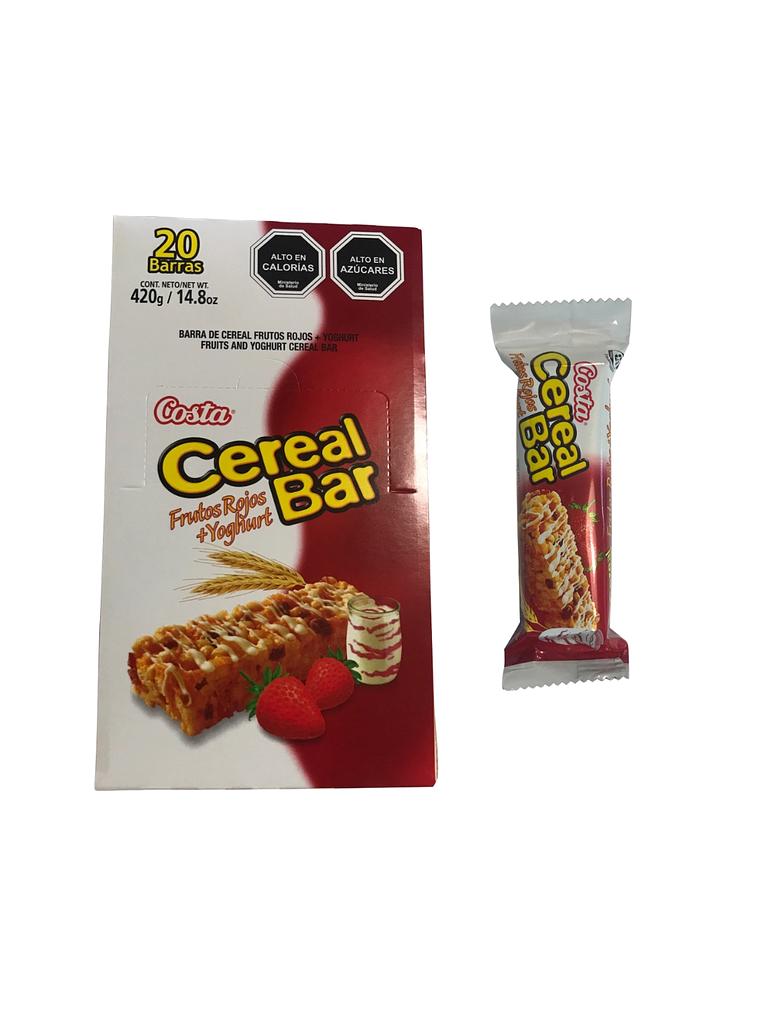 Barra De Cereal Costa - Cereal Bar Display 20 unidades  1