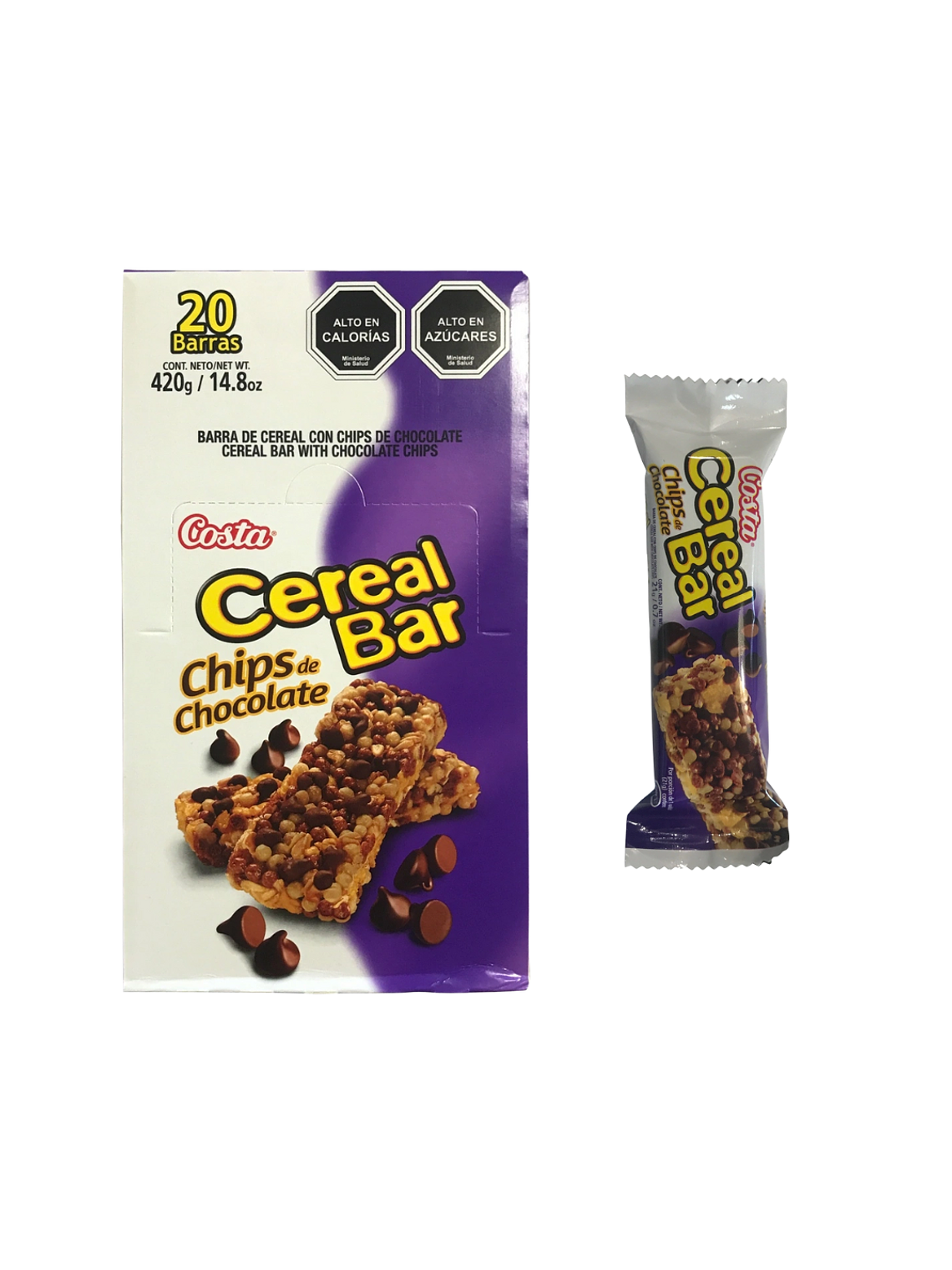 Barra De Cereal Costa - Cereal Bar Display 20 unidades  5