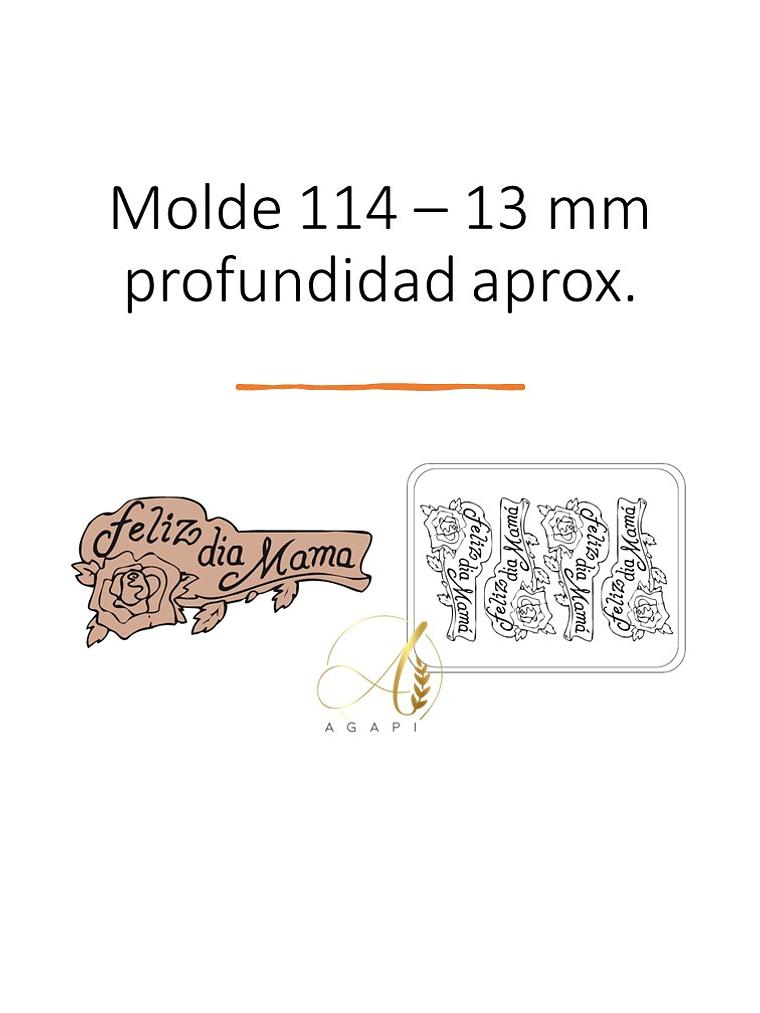 Moldes De Chocolate Mamá Día De La Madre 1