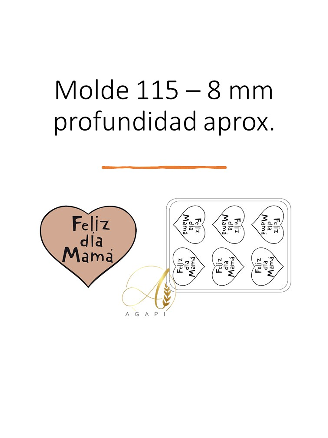 Moldes De Chocolate Mamá Día De La Madre 2