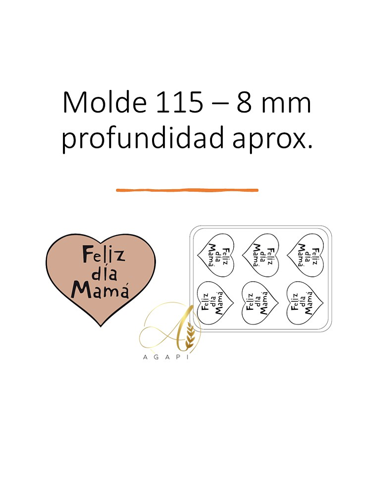 Moldes De Chocolate Mamá Día De La Madre 2
