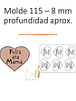 Moldes De Chocolate Mamá Día De La Madre - Miniatura 2