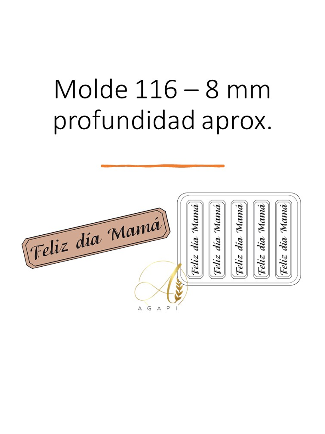 Moldes De Chocolate Mamá Día De La Madre 3