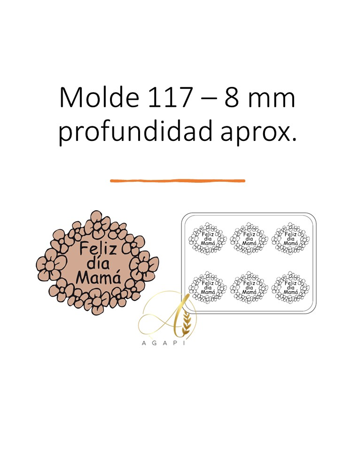 Moldes De Chocolate Mamá Día De La Madre 4