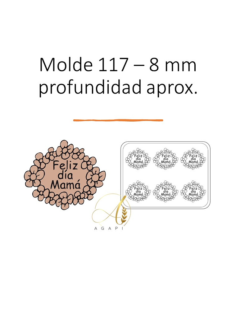 Moldes De Chocolate Mamá Día De La Madre 4