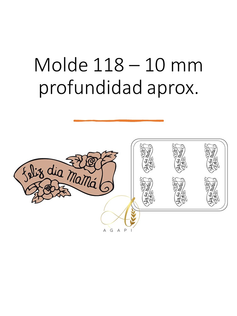 Moldes De Chocolate Mamá Día De La Madre 5