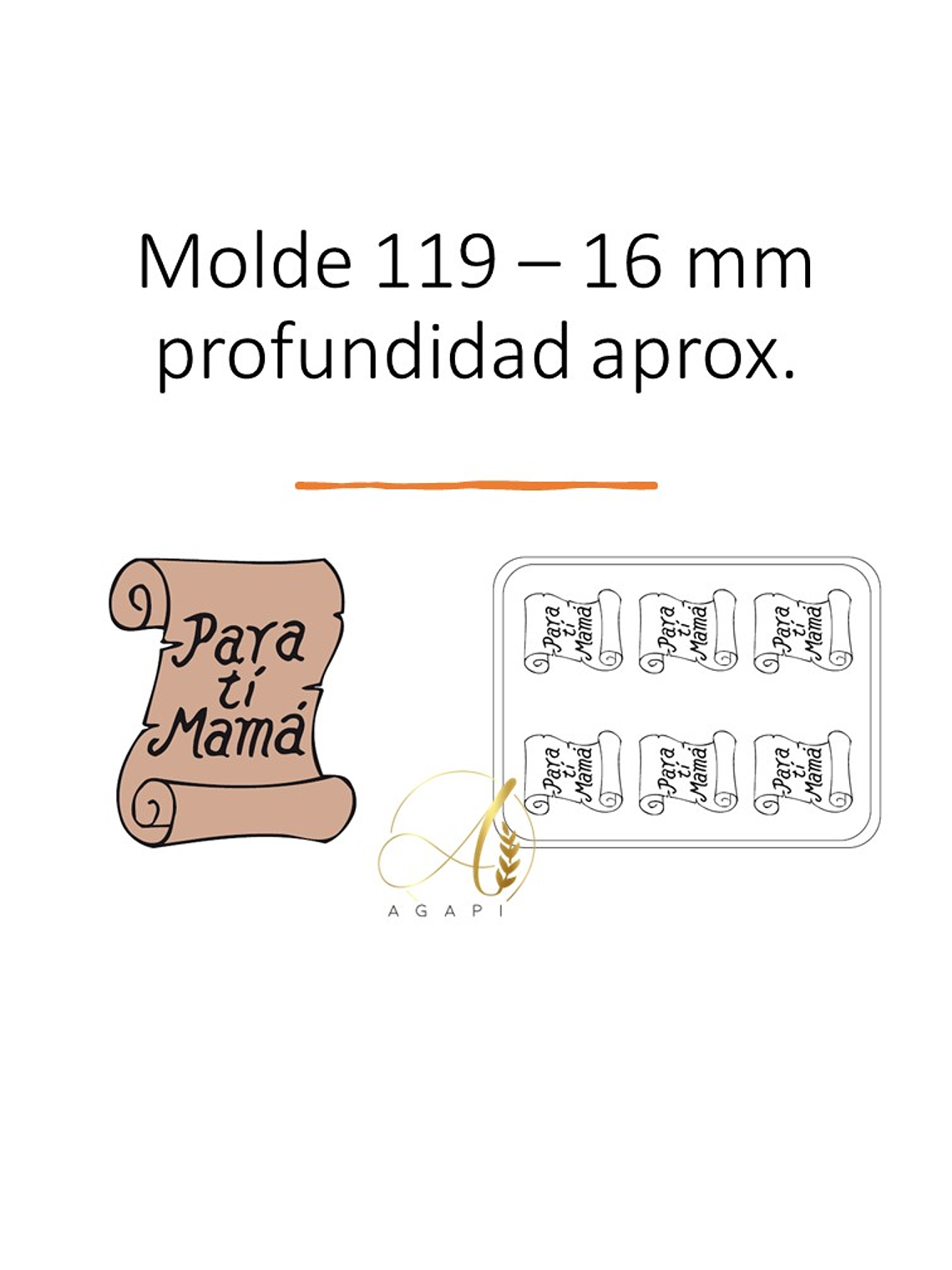 Moldes De Chocolate Mamá Día De La Madre 6