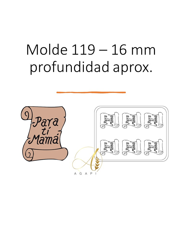 Moldes De Chocolate Mamá Día De La Madre 6