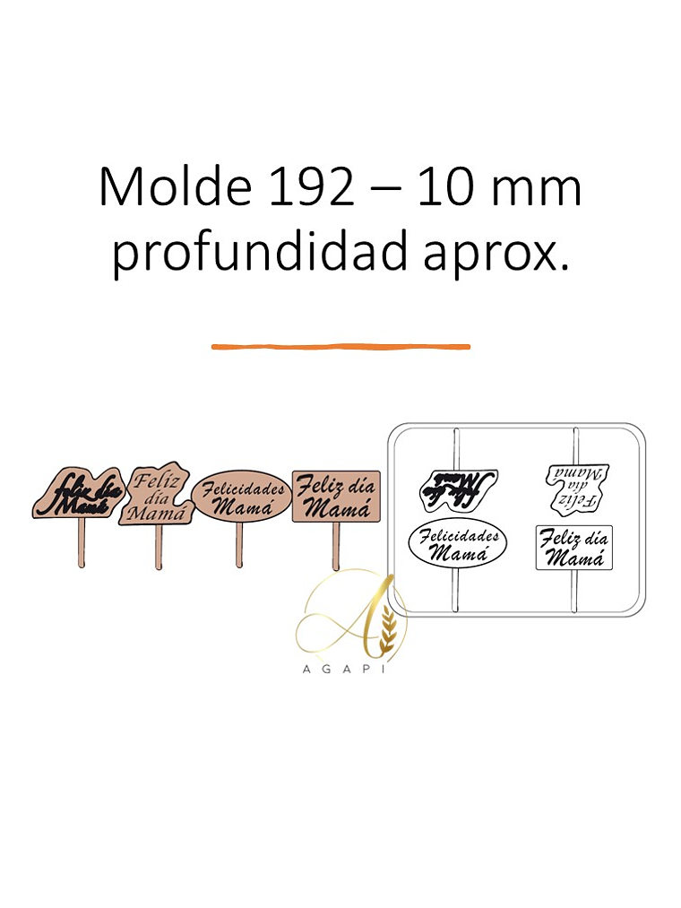 Moldes De Chocolate Mamá Día De La Madre 17