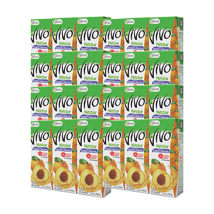 Caja Jugos Néctar Vivo Doble Fruta 24 Unidades 190 ml