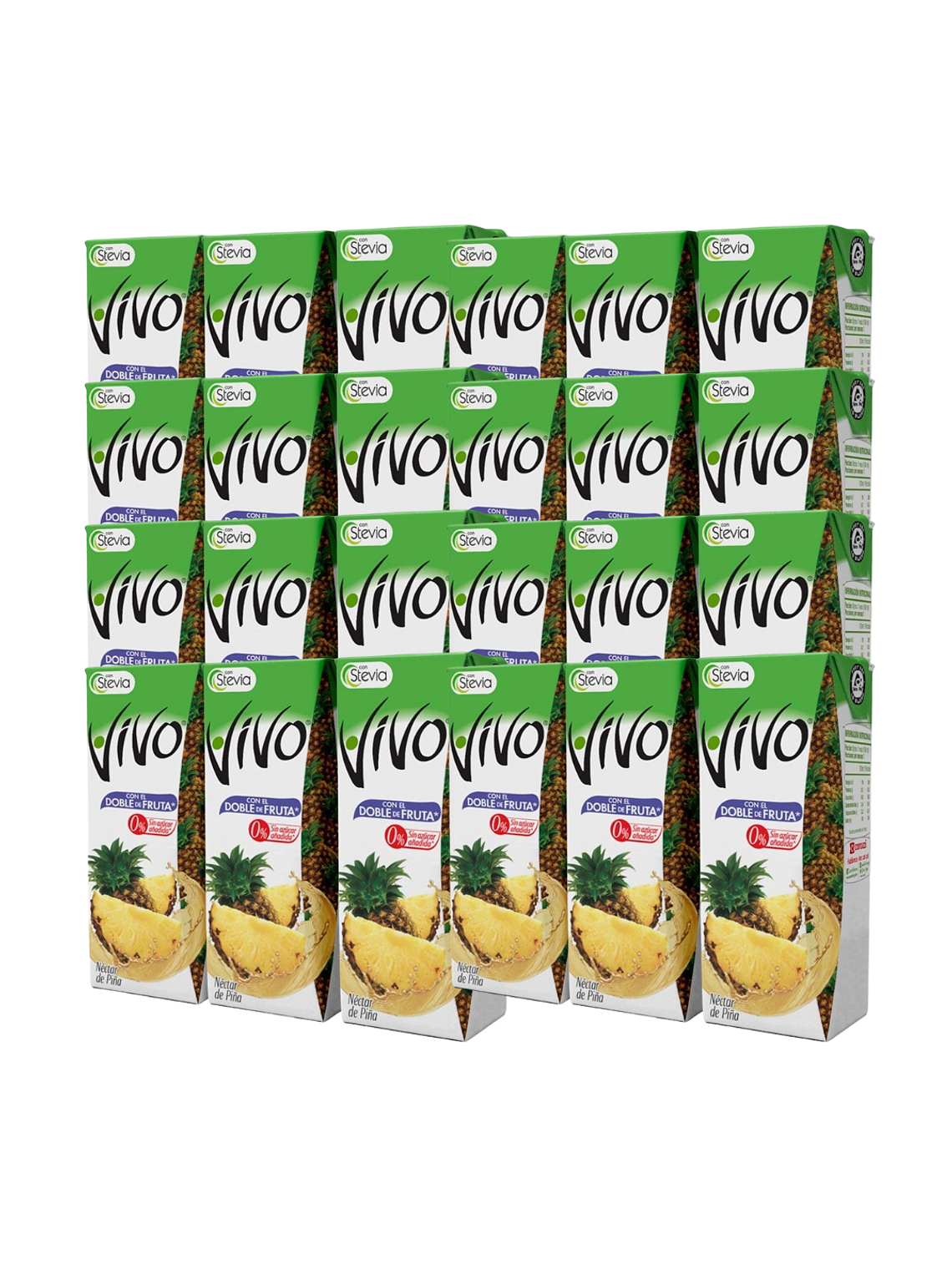 Caja Jugos Néctar Vivo Doble Fruta 24 Unidades 190 ml 5