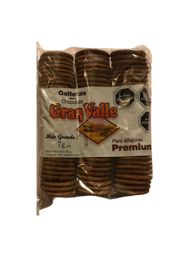 Galletas Para Alfajor Gran Valle Chocolate 700 Gr  1