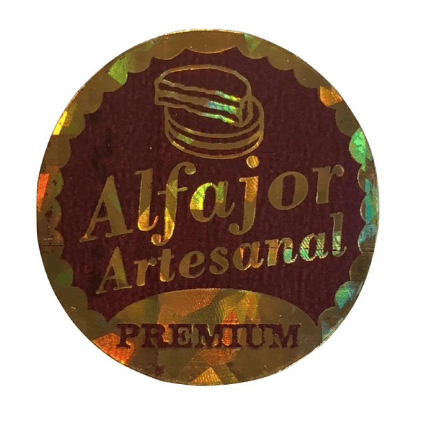 Sticker Para Alfajor Rollo 1000 Unidades Aproximadamente 1