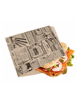 Papel Sobre Para Hamburguesa 16x16,5 Cm – x250 Unidades Venta Por Mayor
