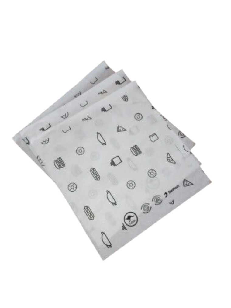 Papel Antigrasa O Acoplado 20x20 Cm 1000 Unidades 1