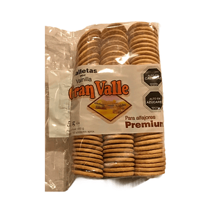 Galletas Para Alfajor Gran Valle Cóctel Vainilla 550 Gr