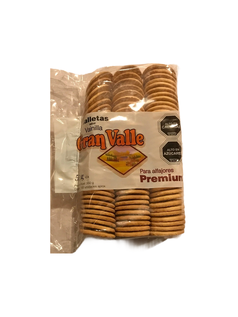 Galletas Para Alfajor Gran Valle Cóctel Vainilla 550 Gr 1