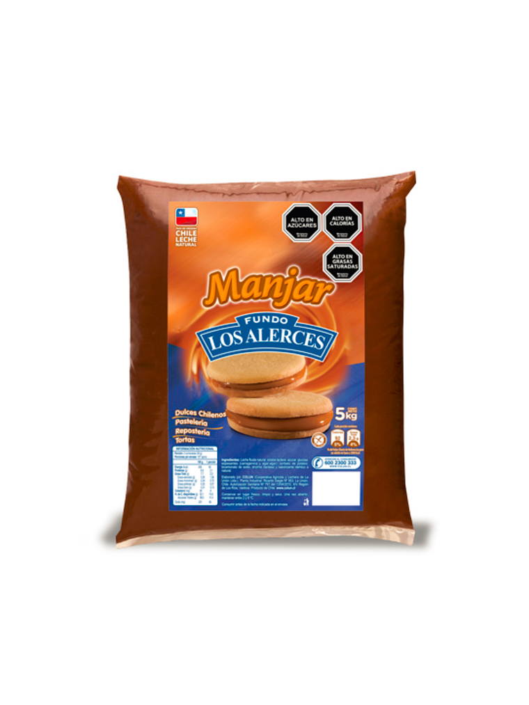 Manjar Repostero Fundo Los Alerces 5 Kg 1