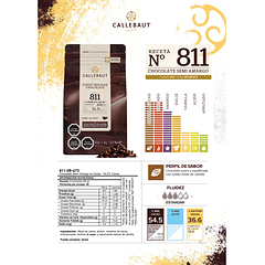 Chocolate Belga Callebaut Amargo N° 811 54,5% Cacao 1kg