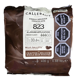 Chocolate Belga Callebaut Leche N° 823 33,6% Cacao 400grs