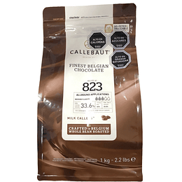 Chocolate Belga Callebaut Leche N° 823 33,6% Cacao 1kg