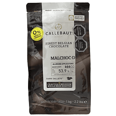 Chocolate Callebaut Sin Azúcar Malchoc-d 53,9% Cacao 1kg