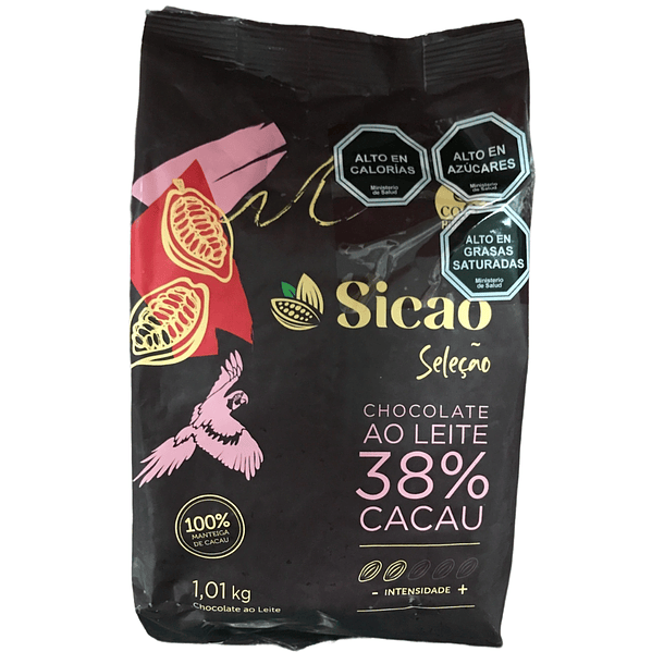Chocolate Sicao Selección Leche 38% Cacao 1,01kg 1