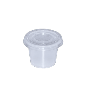 Pocillo Degustador Salsero Con Tapa 1 Oz (30cc) X100 U