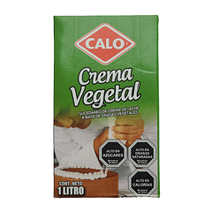 Crema Vegetal Calo 1 Litro