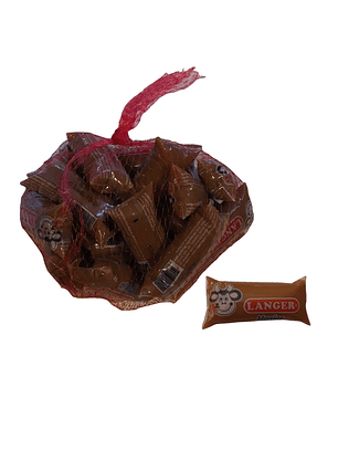 Manjar Chupones Langer 25 Grs Malla 20 Unidades