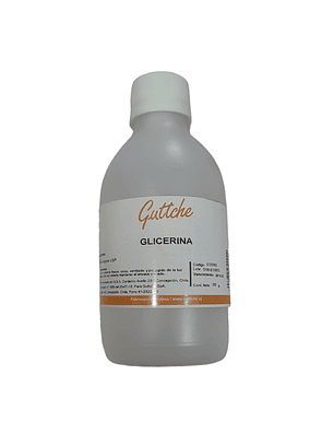 Glicerina Para Repostería Guttche 250 Grs