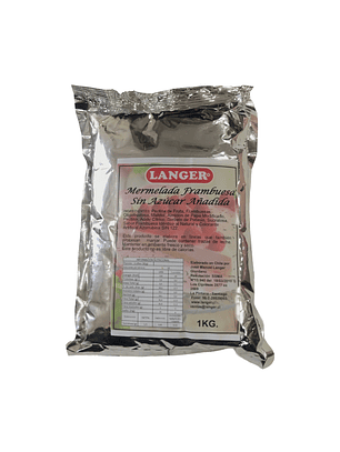 Mermelada De Frambuesa Langer Sin Azúcar Añadida 1 Kg