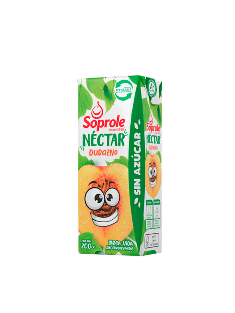 Caja Jugos Néctar Soprole Larga Vida  200ml  30 Unidades Variedades 9