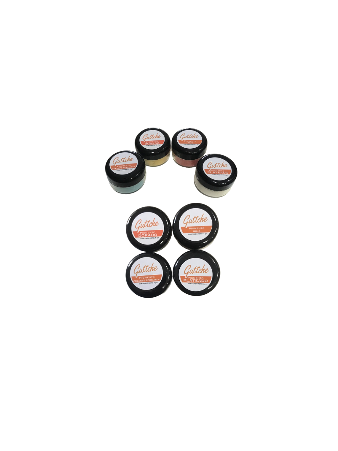 Pigmento En Polvo Comestible Guttche 5gr 1