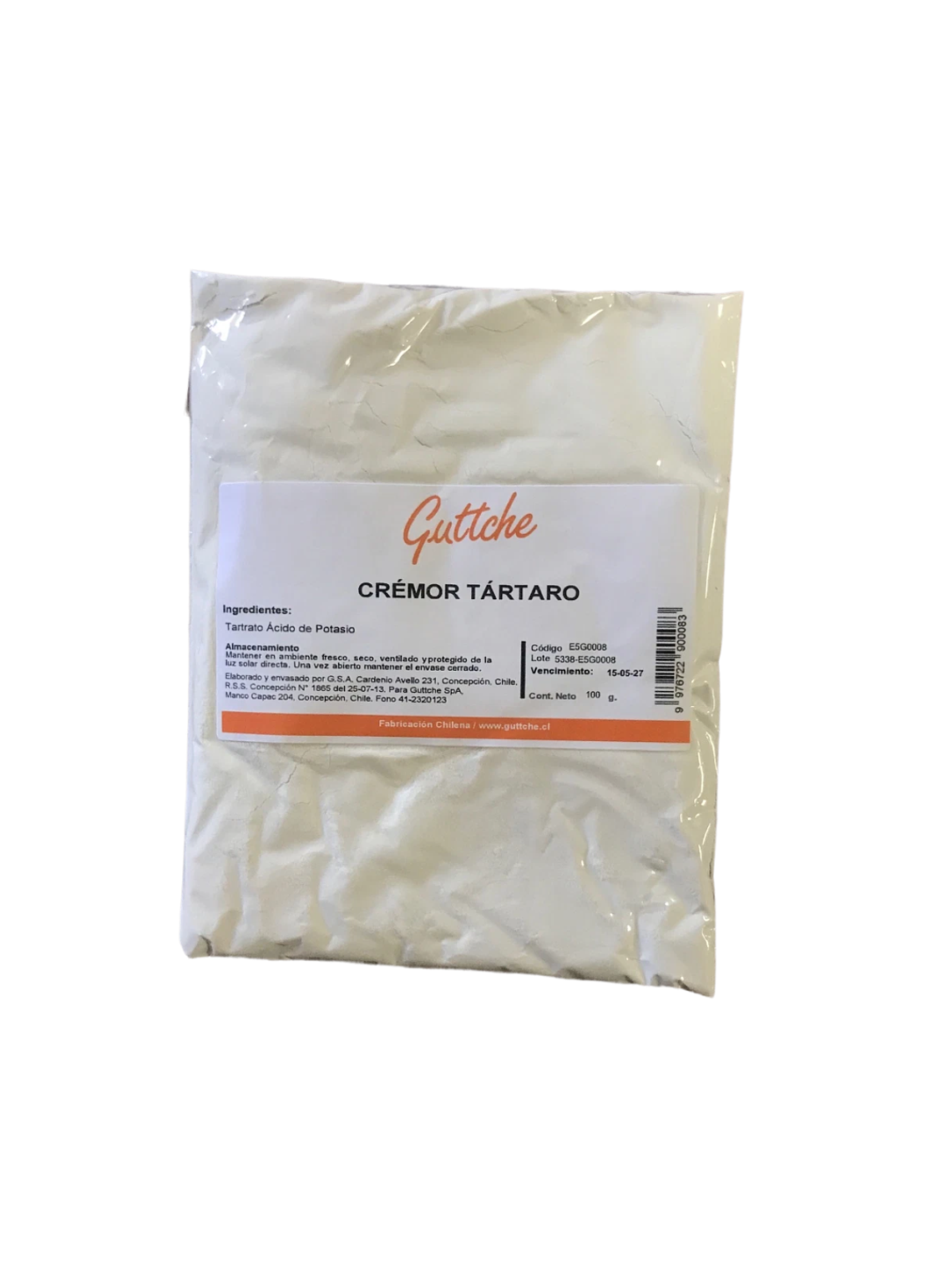 Cremor Tártaro Guttche 100 Grs 1