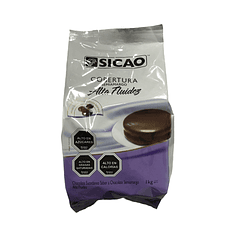 Cobertura Chocolate Sicao Semi Amargo Alta Fluidez 1kg