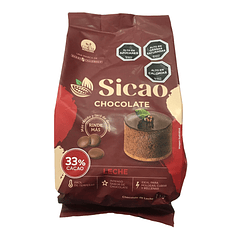 Cobertura Chocolate Sicao Alto Rendimiento 33% cacao Leche 1kg